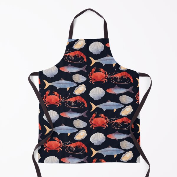 Item preview, Assorted Shellfish Seafood designed and sold by Alicia Chee.