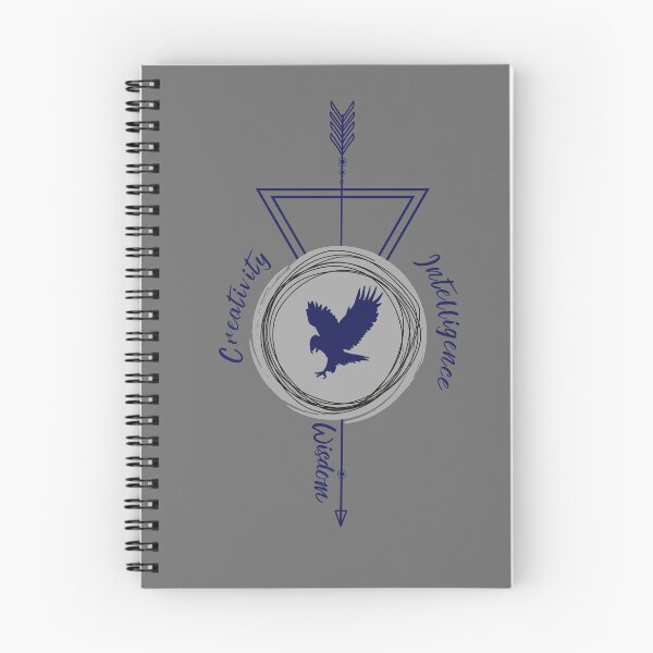 Item preview, Blue and Gray Eagle Crow Creativity, intelligence, wisdom designed and sold by AlexWolfDesigns.