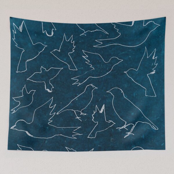 Item preview, Birds Blue designed and sold by Designs By YL.
