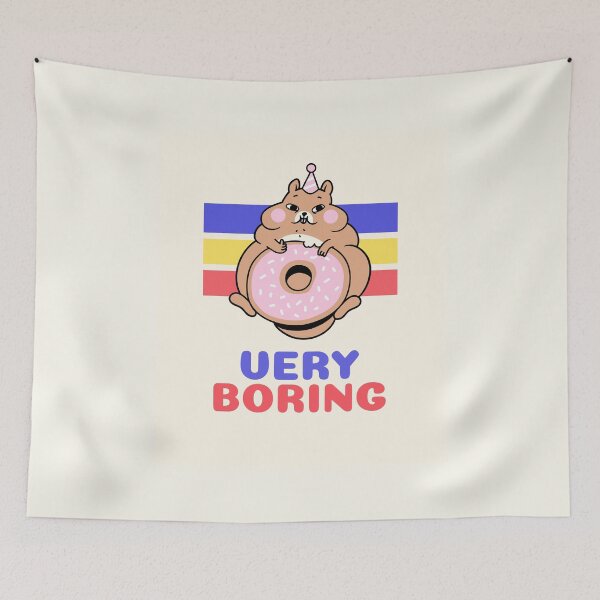 Item preview, Very Boring Cute Cat Design  designed and sold by boopsblunt.