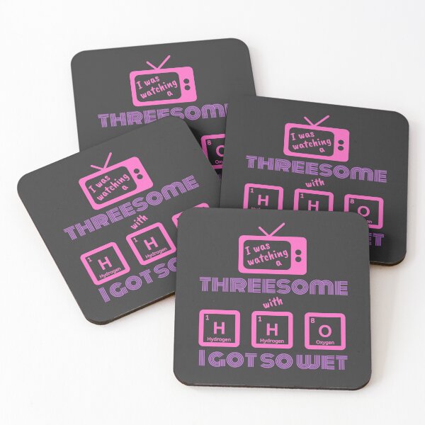 Item preview, Threesome with Oxygen and Two Hydrogen designed and sold by jadedscientist.
