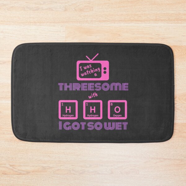 Item preview, Threesome with Oxygen and Two Hydrogen designed and sold by jadedscientist.