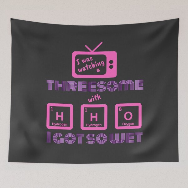 Item preview, Threesome with Oxygen and Two Hydrogen designed and sold by jadedscientist.