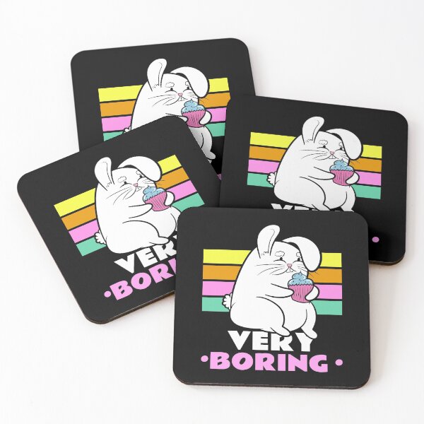 Item preview, Very Boring Cute Bunny with Cupcake Design  designed and sold by boopsblunt.