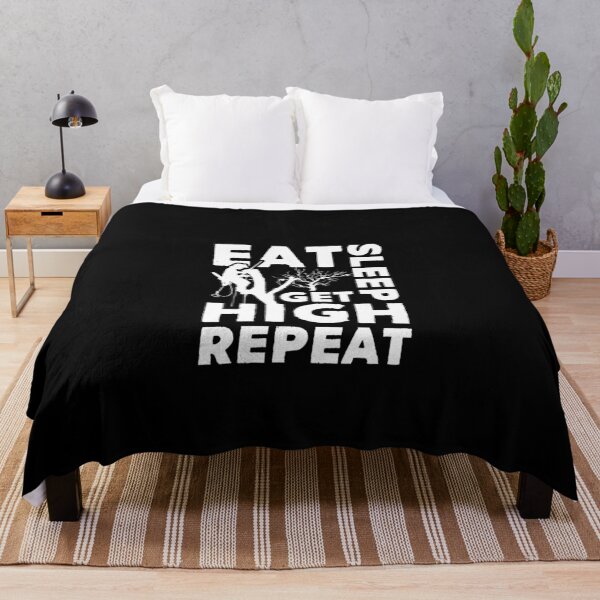 Item preview, Eat-Sleep-Get-High-Repeat-Funny-Arborist-Gift-Pullover-Hoodie designed and sold by ihbct1657.