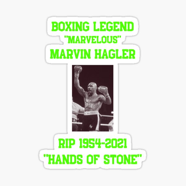 Artikel-Vorschau von RIP Marvelous Marvin Hagler Hände aus Stein, designt und verkauft von WoodburyLake.