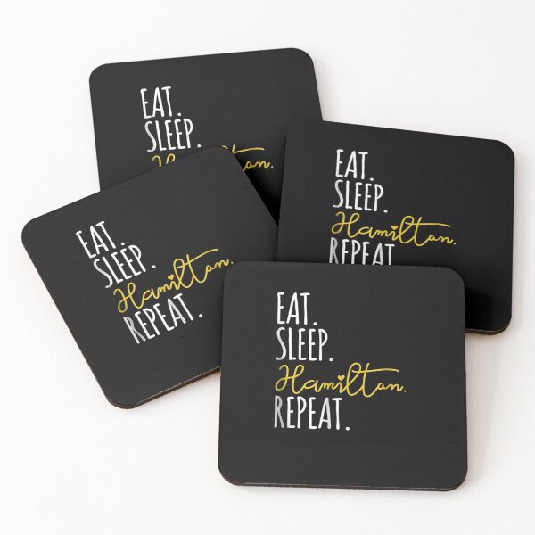 Item preview, Eat-Sleep-Hamilton-Repeat-Hamilton-Lover-Shirts designed and sold by ihbct1657.