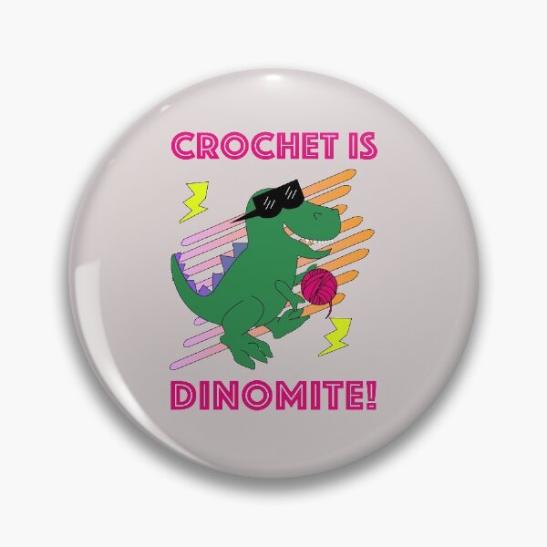 Item preview, Crochet is Dinomite! designed and sold by robenster.
