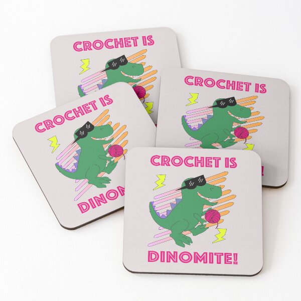 Item preview, Crochet is Dinomite! designed and sold by robenster.