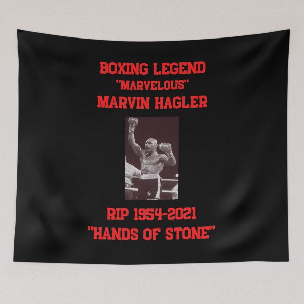 Item preview, RIP Marvelous Marvin Hagler World Champion 1954-2021 designed and sold by WoodburyLake.
