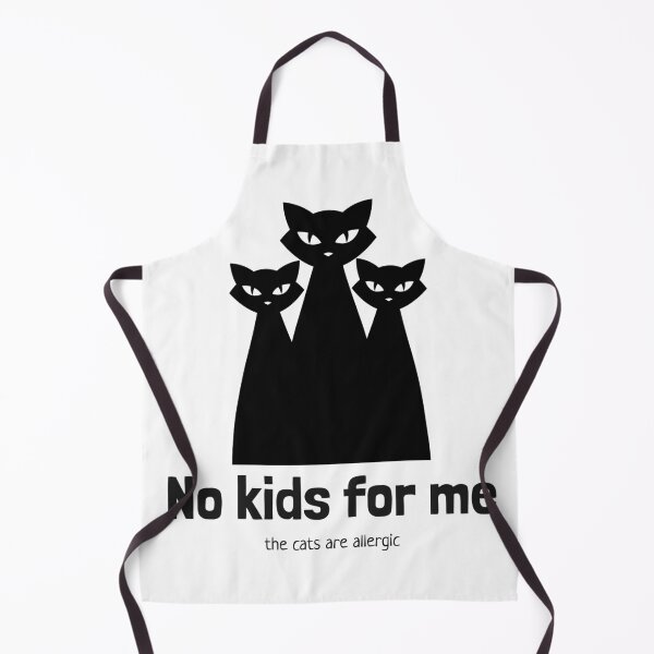 Item preview, No Kids For Me - The Cats Are Allergic designed and sold by Purrfecta.