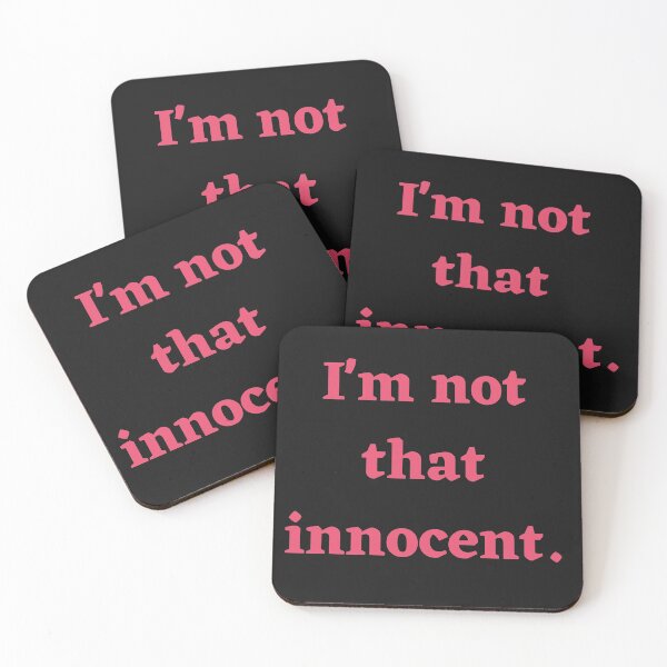 Item preview, I'm not that innocent. designed and sold by Swooncake Press.
