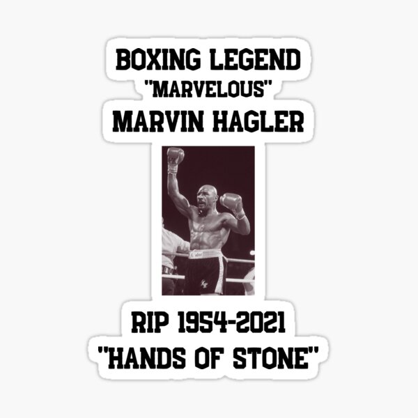Artikel-Vorschau von Wunderbarer Marvin Hagler Weltmeister RIP 1954-2021, designt und verkauft von WoodburyLake.