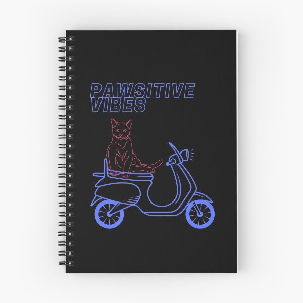 Item preview, Pawsitive Vibes Scooter Cat designed and sold by SkateGalaxy.