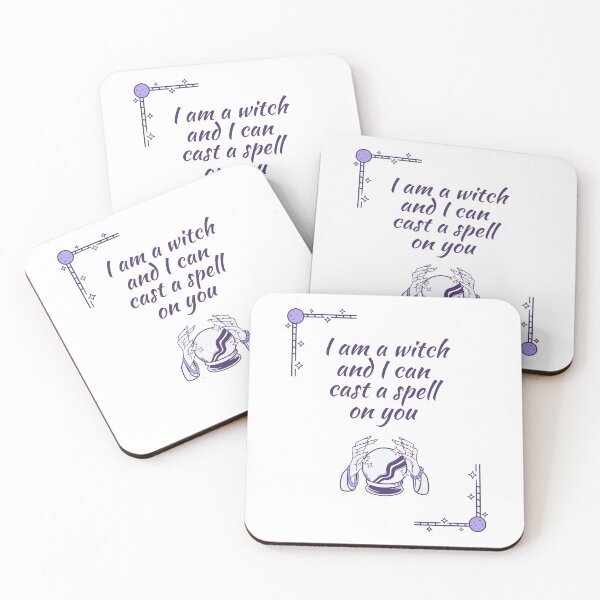 Item preview, Witch sayings witchy vibes dark art design theme gifts (in white) designed and sold by RebelliousRosee.