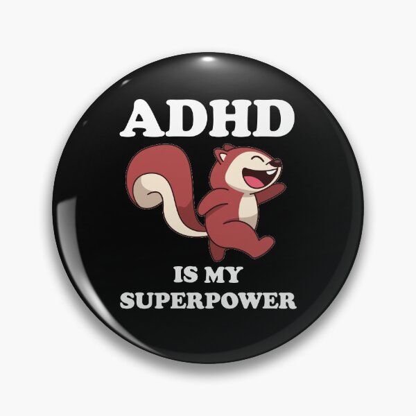 Artikelvorschau, ADHS-Eichhörnchen ist mein SuperPower lustiges ADHS-Bewusstsein entworfen und verkauft von wdyoungblood.