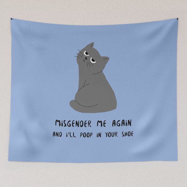Item preview, Misgender Me Again and I'll Poop in Your Shoe designed and sold by InfiniteParker.