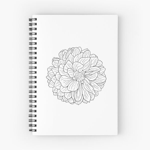 Artikelvorschau, Schwarzweiss-Blume entworfen und verkauft von Still Becoming.