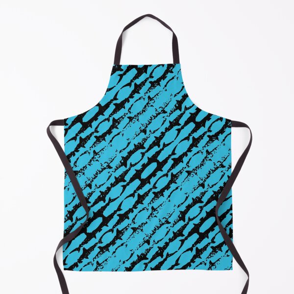 Item preview, Abstract Diagonal Black Shark Pattern designed and sold by pelagio.