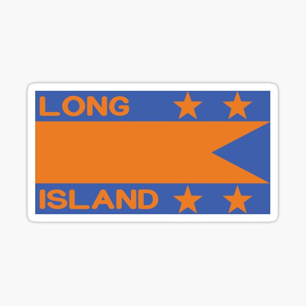 Long Island Flag Sticker Sticker