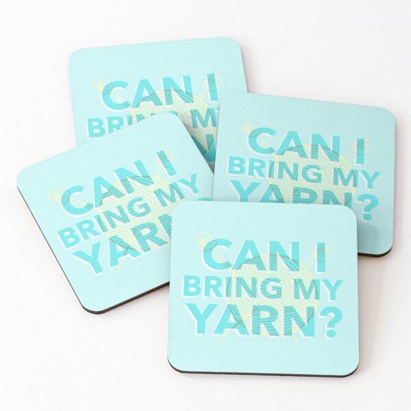 Item preview, Can I Bring My Yarn? designed and sold by SquishStitches.