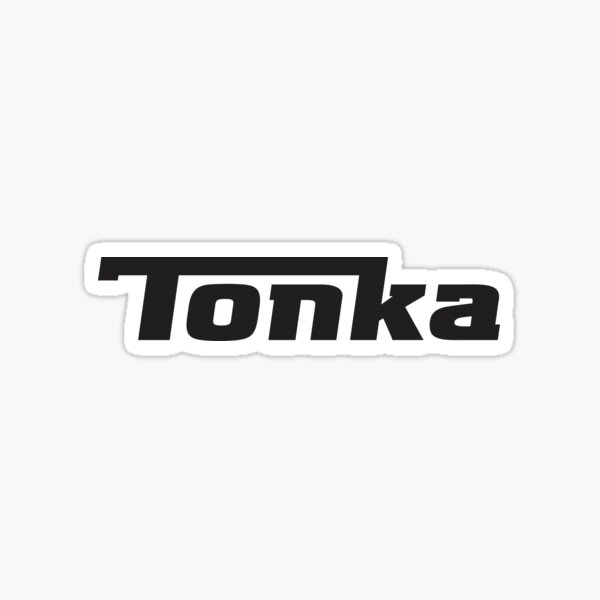 TONKA TRUCK  LOADER DECAL WITH USA OVAL LOGO 