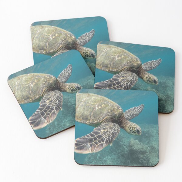 Item preview, Nature's Sea Turtle Underwater in blue green water - in Ocean -  Marine Life designed and sold by guitarkel.