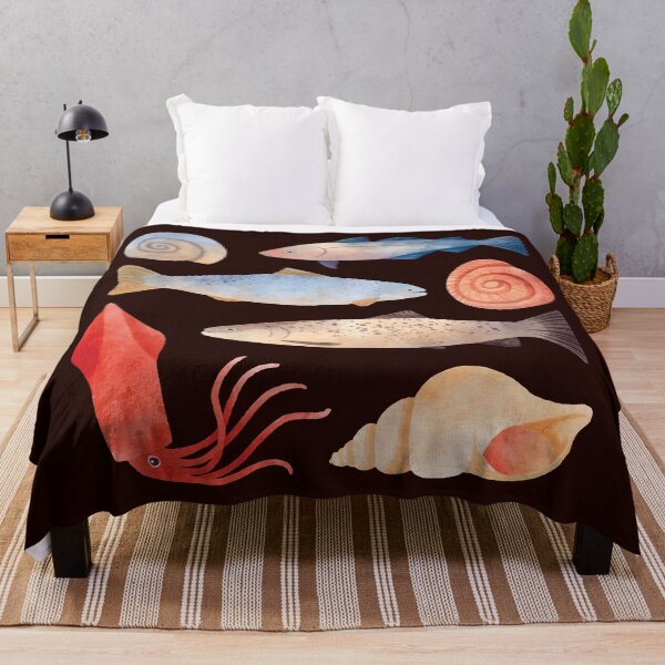 Item preview, Assorted Shellfish Seafood 2 designed and sold by Alicia Chee.