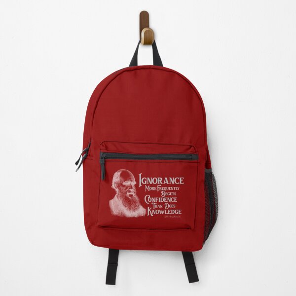 Item preview, Ignorance more frequently begets Confidence than does Knowledge  designed and sold by Zebitty.