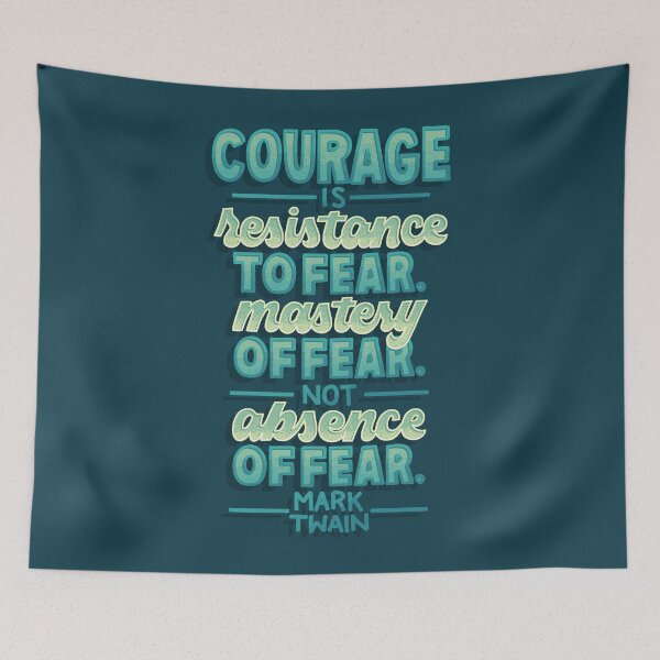 Item preview, Courage is Not Absence of Fear designed and sold by polliadesign.