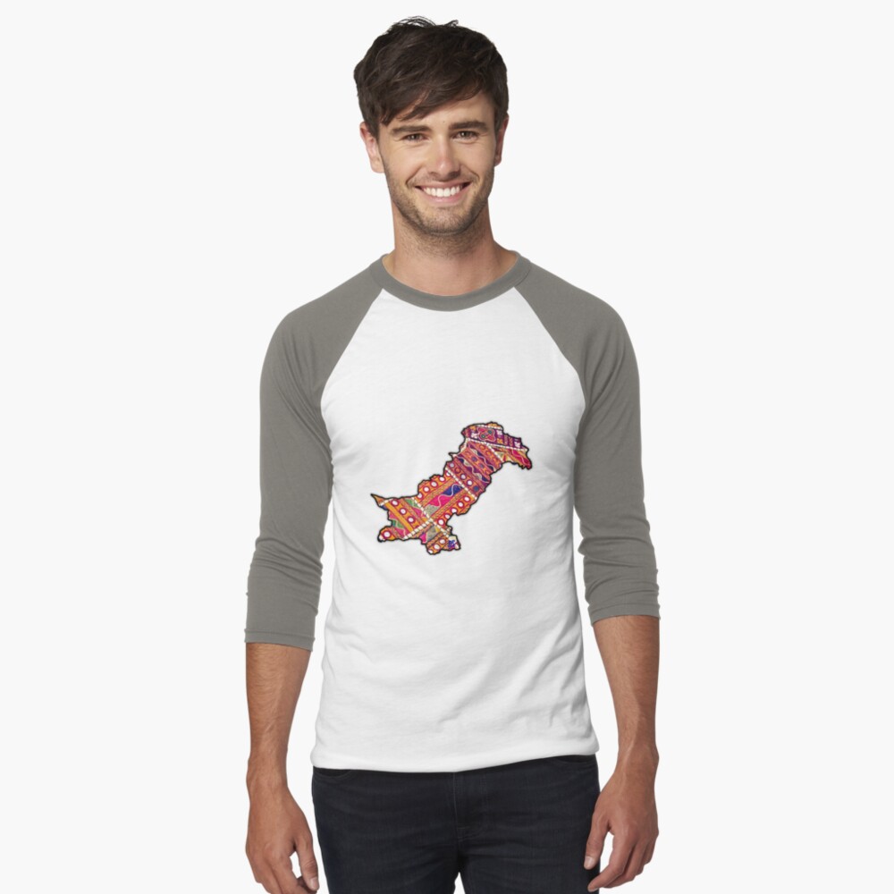 Aperçu de l'œuvre T-shirt baseball manches ¾ créée et vendue par daniashoaib.