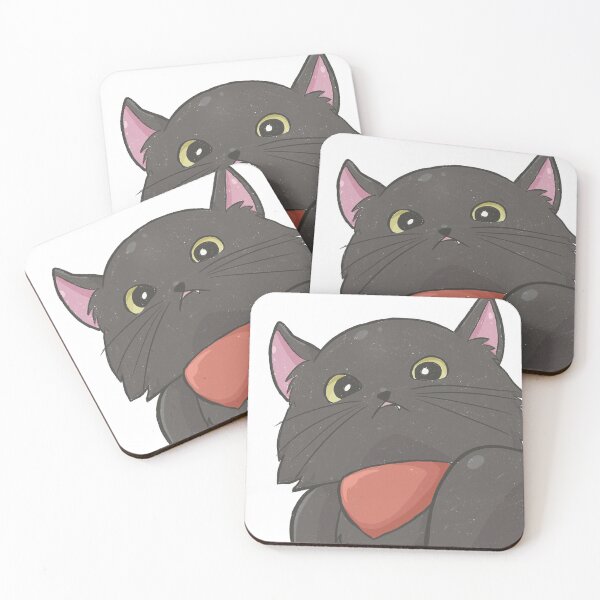 Item preview, Surprised Black Cat designed and sold by pandakoy.