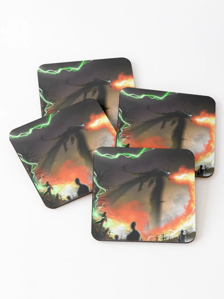 Thumbnail 1 of 5, Coasters (Set of 4), Behemoth designed and sold by Gods & Thieves.