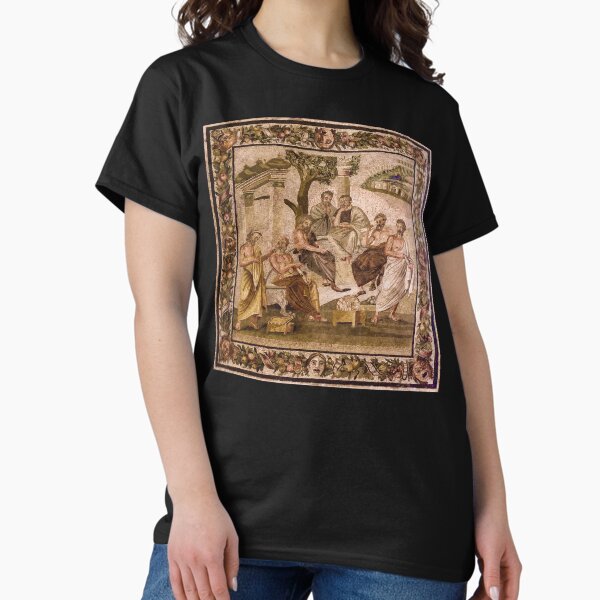 Item preview, Plato’s academy mosaic from Pompeii designed and sold by DotorEaon.