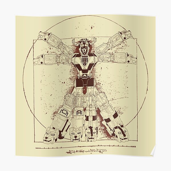 Voltruvian Man Poster