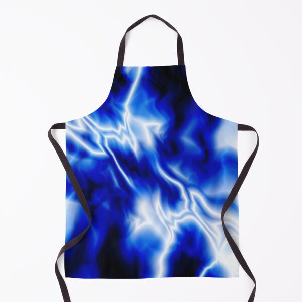 Item preview, Blue Black and White Lightning Abstract Pattern designed and sold by thestuffcompany.