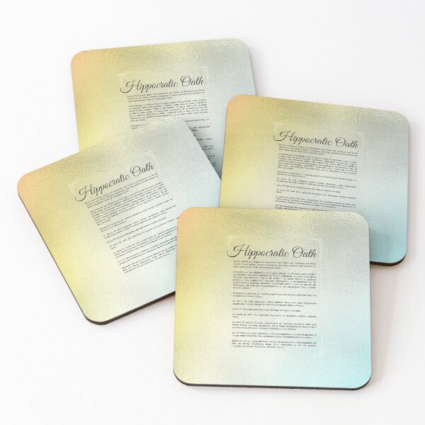 Item preview, Hippocratic Oath (Greek) designed and sold by DocTeen.