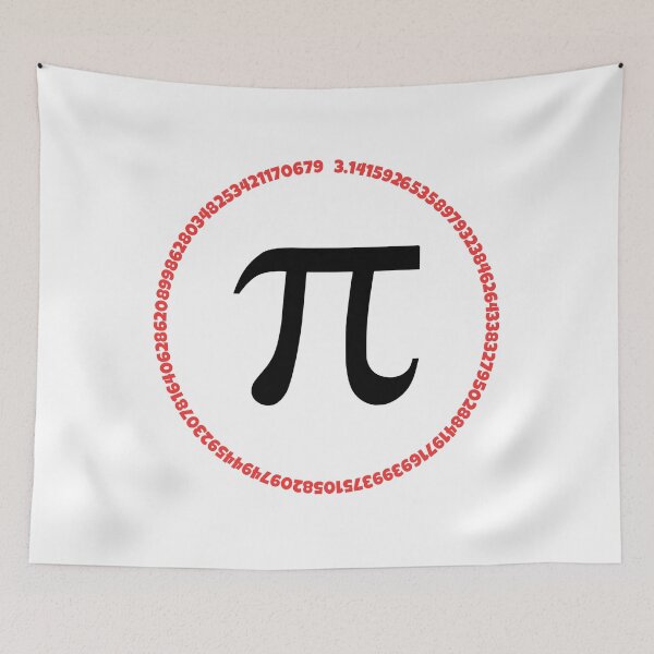 Item preview, Pi Day 3.14 March 3 Black Red designed and sold by Inspire & Smile.