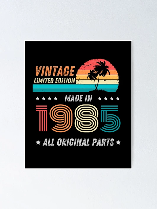 Vintage 1985 handmade shops usa