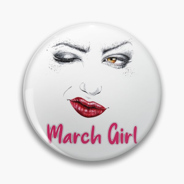 Item preview, Womens March Girl Wink Eye designed and sold by sasijaya.