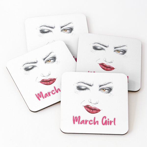 Item preview, Womens March Girl Wink Eye designed and sold by sasijaya.