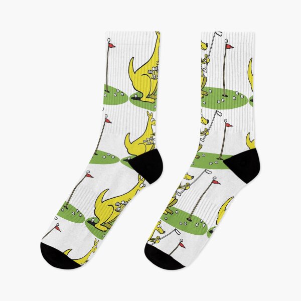Item preview, Funny cartoon kangaroo playing golf on putting green. designed and sold by Al Benge.