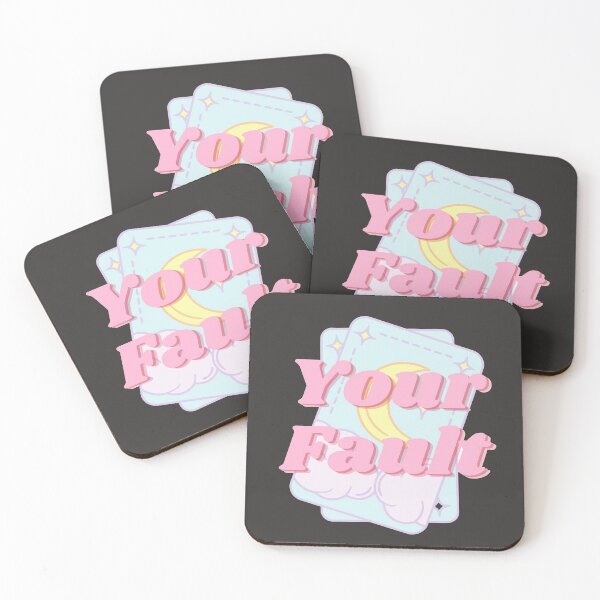 Item preview, Your Fault Pastel Pink  designed and sold by CynthSky.