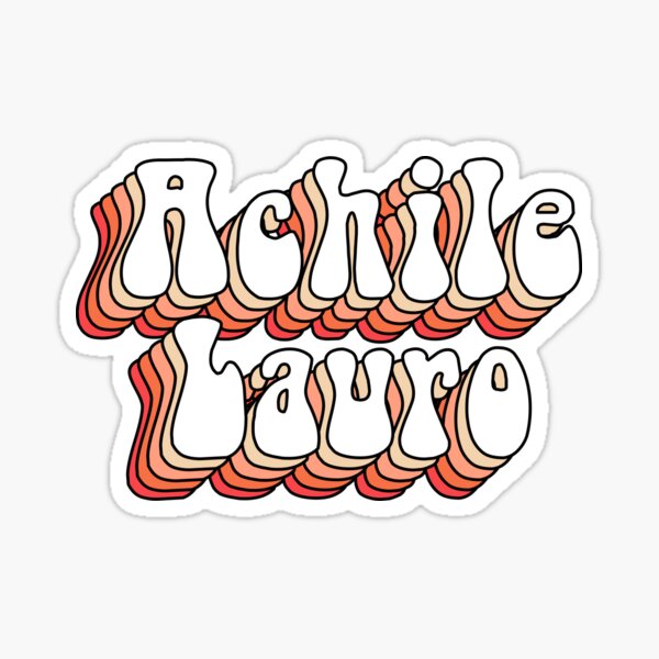 Achille Lauro Sticker