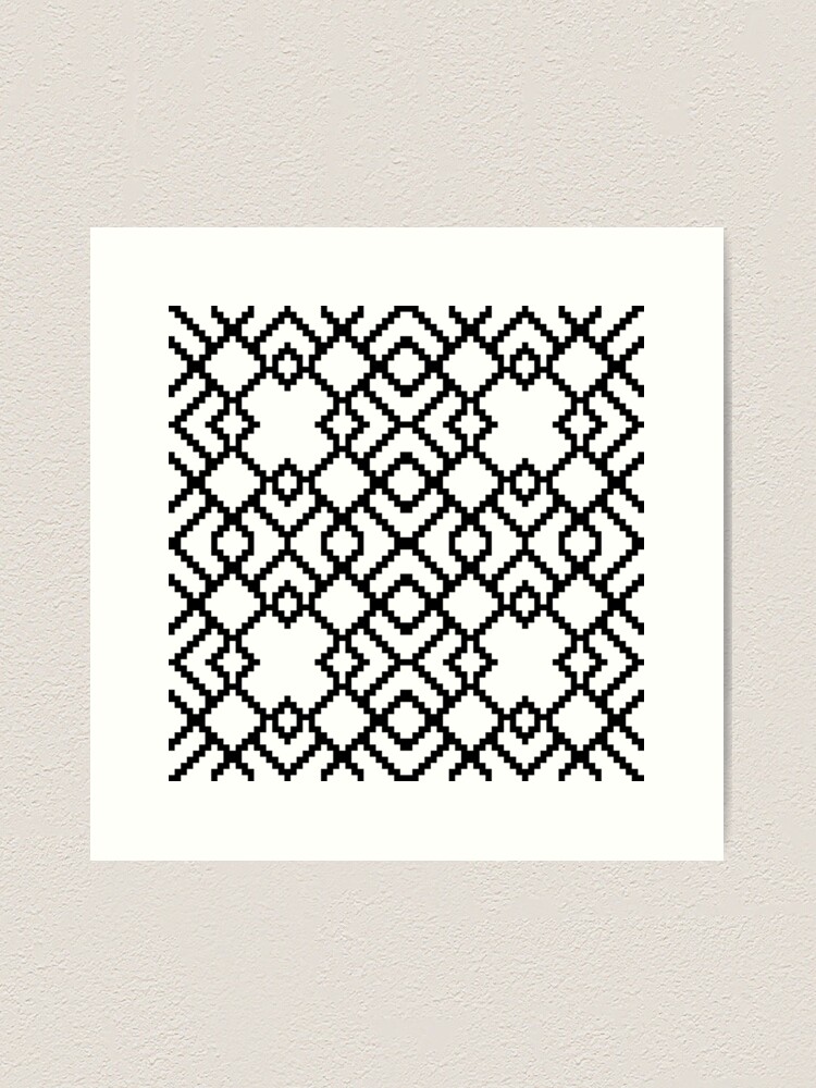 Alternate view of Geometric Abstraction Decorative Pattern Art Print