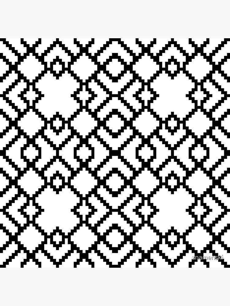 Geometric Abstraction Decorative Pattern by znamenski
