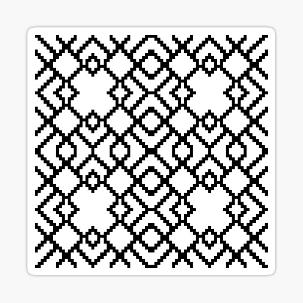 Geometric Abstraction Decorative Pattern Sticker