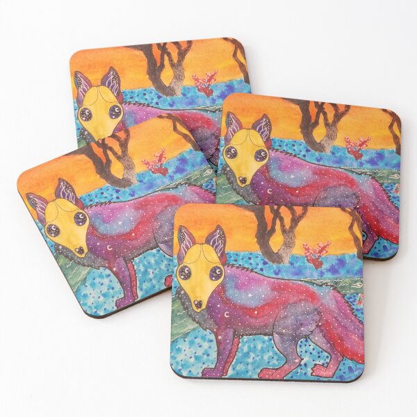 Item preview, Galaxy skullfox at the River designed and sold by Skrinkles.