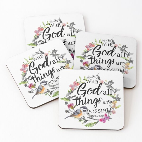 Item preview, With God all things are possible designed and sold by della95.
