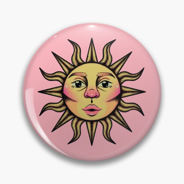 Item preview, Tarot-Inspired Sun Face designed and sold by courtybee.